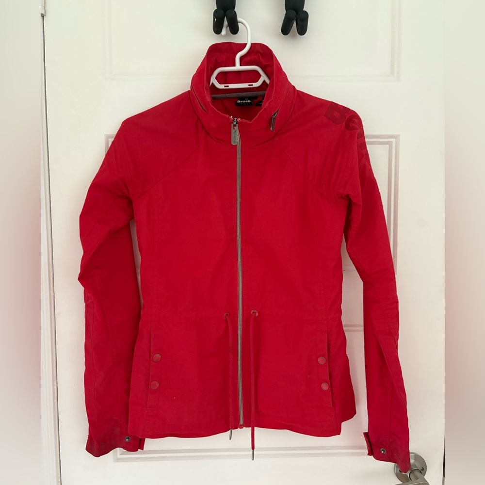 Bench Red Jacket Sporty Full-Zip